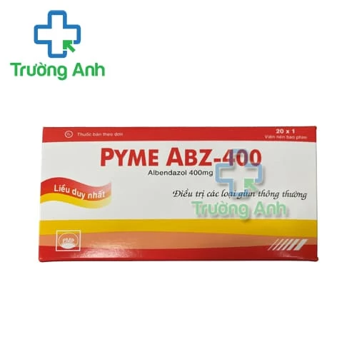 Pyme ABZ-400 Pymepharco - Thuốc điều trị nhiễm giun sán